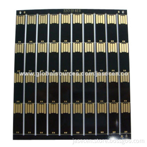 SD card PCB with customized design and black soldermask